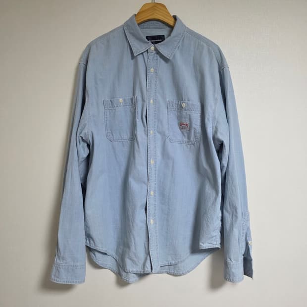 디스이즈네버댓 샴브레이 셔츠 L사이즈