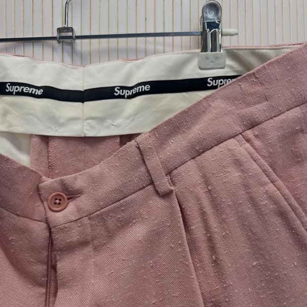 슈프림 팬츠 32, 핑크 ! supreme