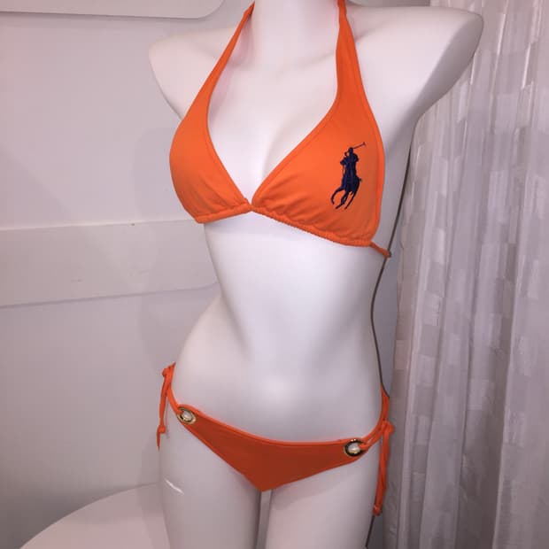 Polo 폴로랄프로렌 빅포니 오렌지 아일렛 비키니