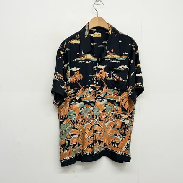 썬서프 레이온 하와이안 셔츠
