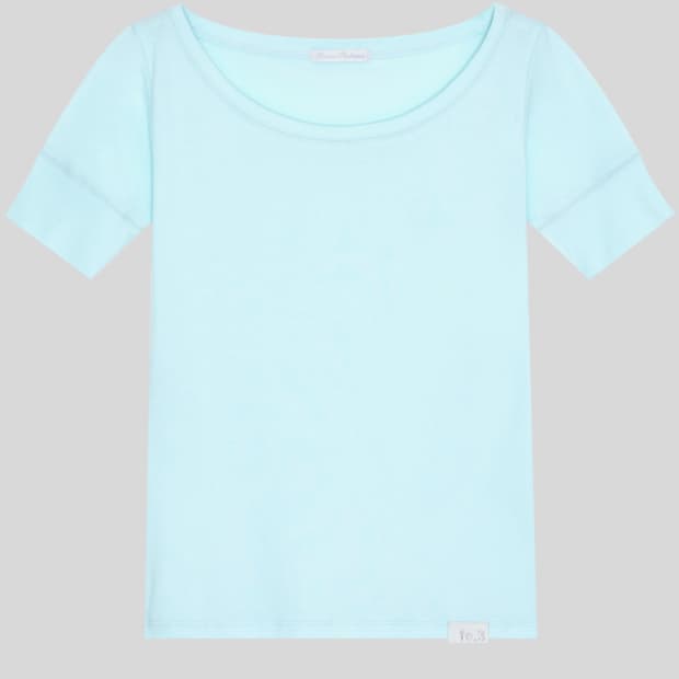 샵 페어리 rib half top (mint) 새상품