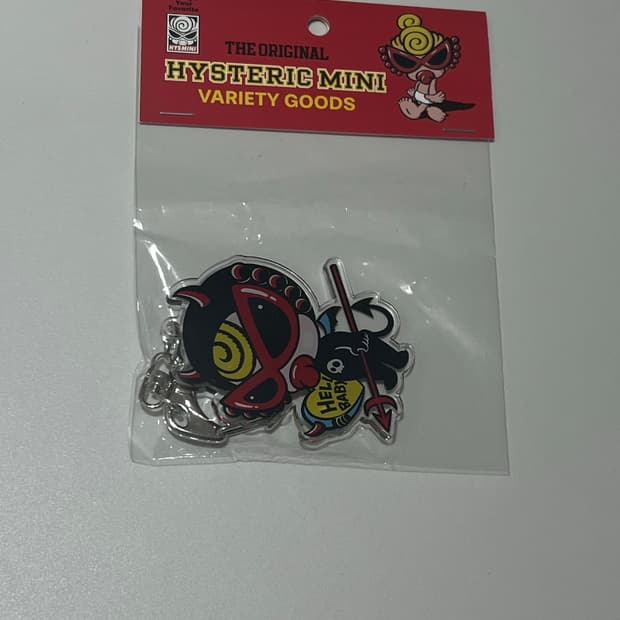 히스테릭 글래머 히스테릭 미니 아크릴 악마 키링