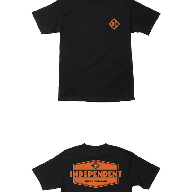 인디펜던트 INDUSTRY S/S TEE - BLACK