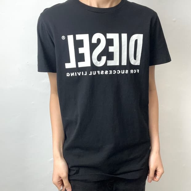 Diesel Signature Slogan Graphic Tee