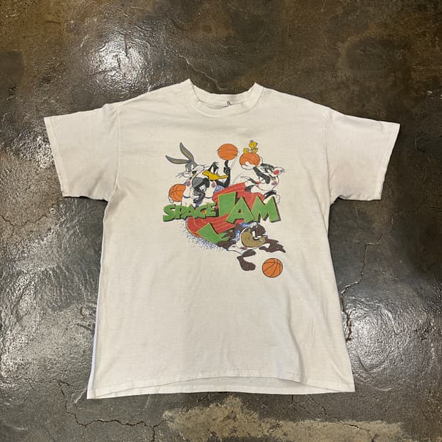Space Jam  스페이스잼 프린팅 반팔티 L