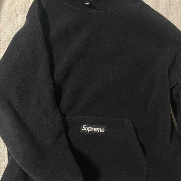 슈프림 폴라텍 후리스 플리스 블랙 라지 (정품)