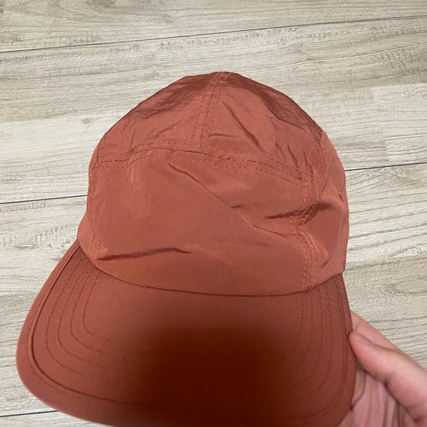 빈티지 나일론 볼캡 오렌지