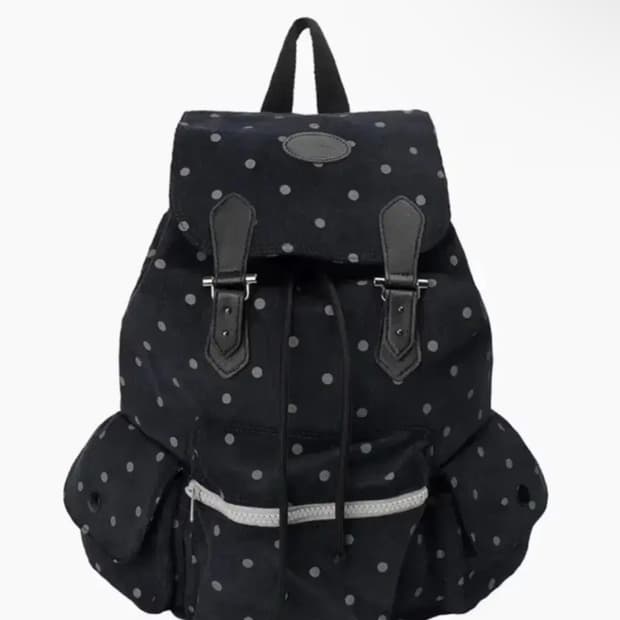 오헤시오 도트 백팩 네이비