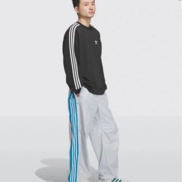 [L] 아디다스 x 오디너리 피플 유틸리티 팬츠 - 라이트그레이