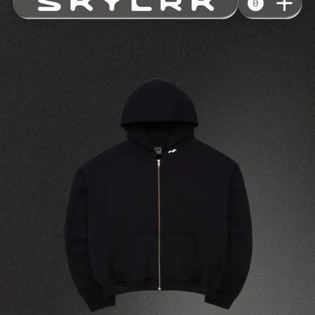 Skylrk 후드 집업 M