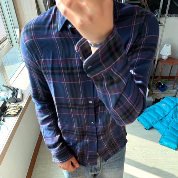 라드뮤지션 체크 셔츠