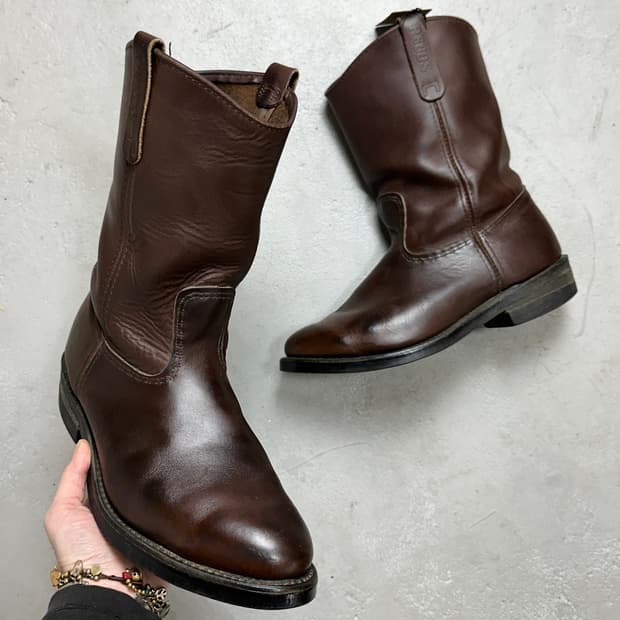 00's OG USA Made 레드윙 1114 페코스 웨스턴 부츠