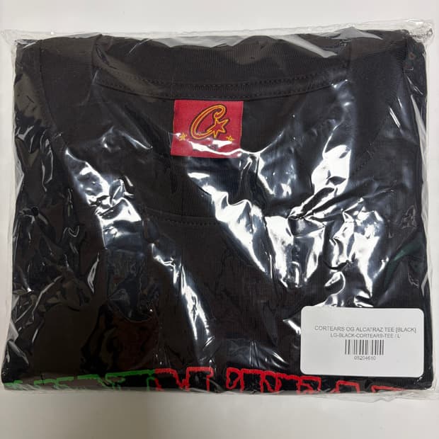 코르테이즈x데님티어스 OG 알카트라즈 티셔츠 블랙 L (새상품)
