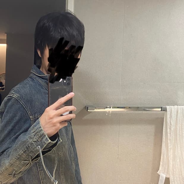 Tornado Mart Lace up denim robe jacket