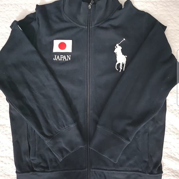 폴로 빅포니 집업 일본 플래그