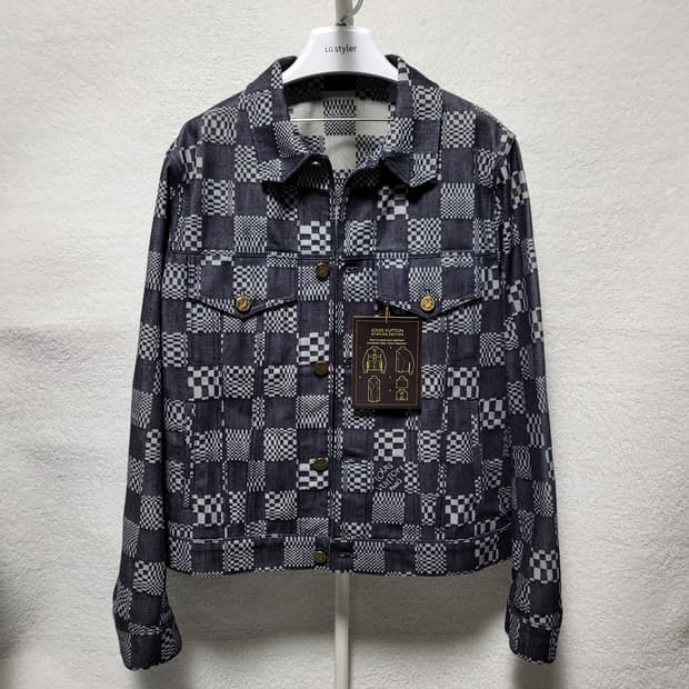 [새상품급/백화점판] 48 / 루이비통 다미에 디스토티드 데님 자켓