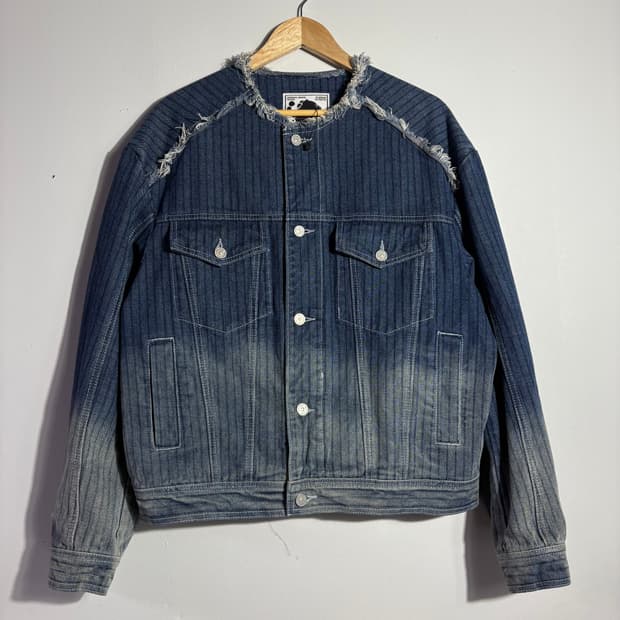 메종미네드 워싱 데님 크롭 자켓 (무료배송)