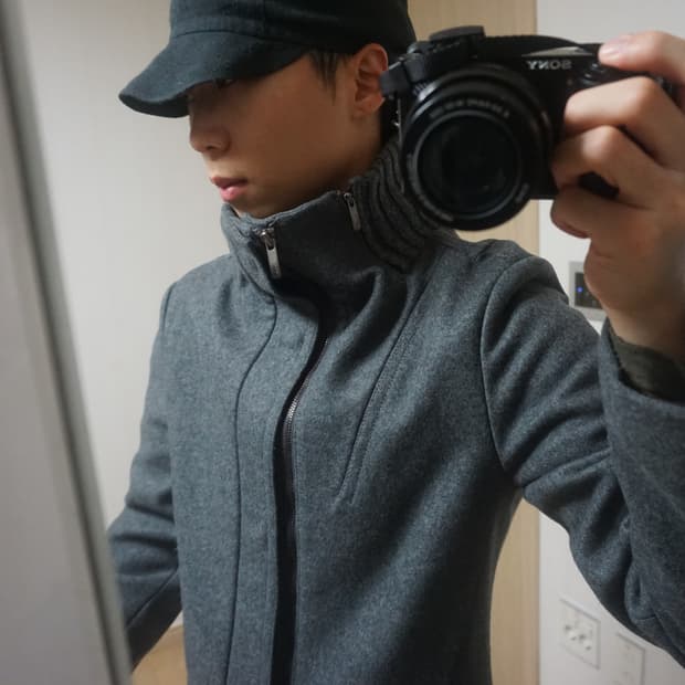 (95) 우영미 하이넥 코트