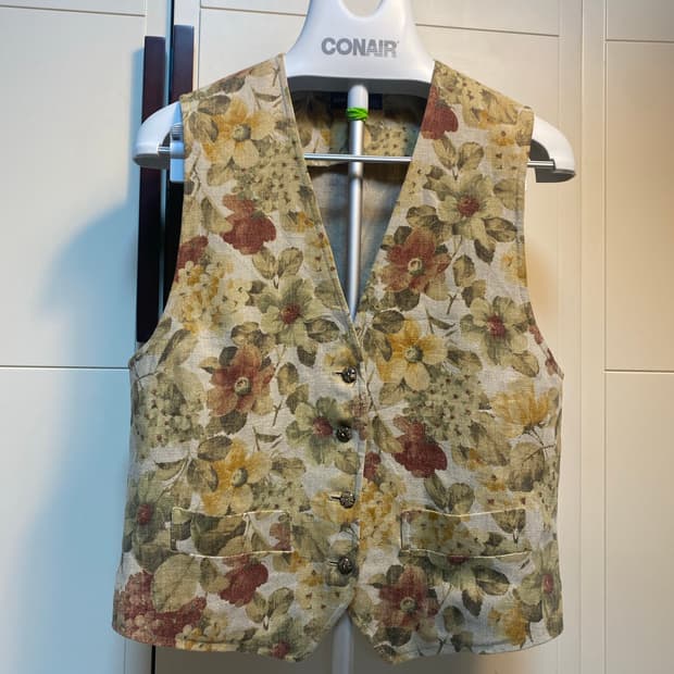 Atelier Doree 꽃무늬 빈티지 조끼