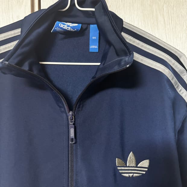 아디다스 구파이어버드 네이비 그레이 남색회색 트랙탑 져지