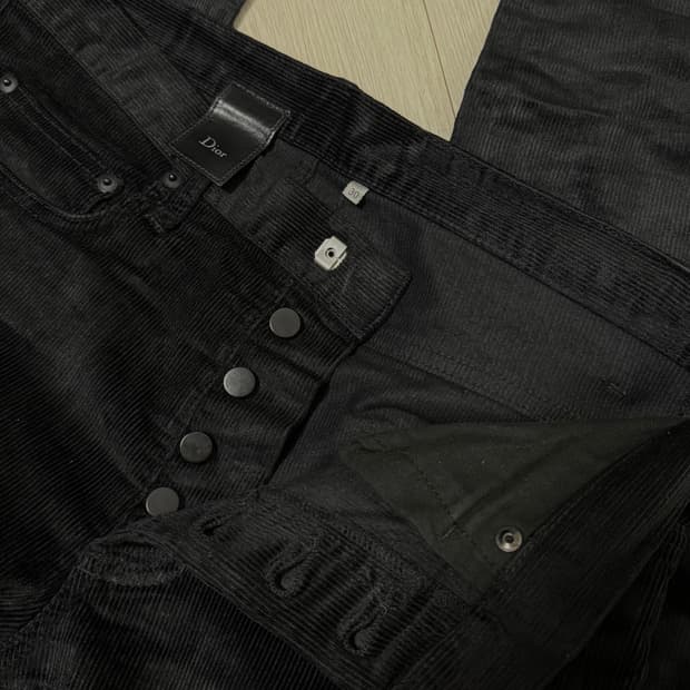 디올 코듀로이 팬츠