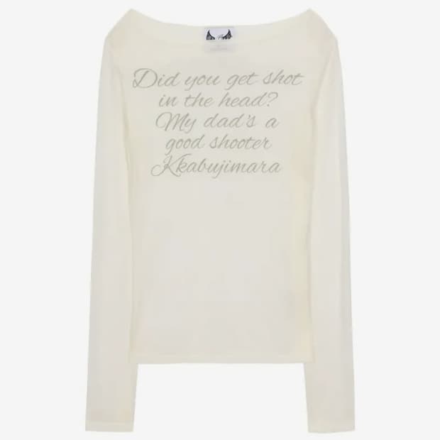 새상품) 스키즘인듀싱 레터링 롱 슬리브