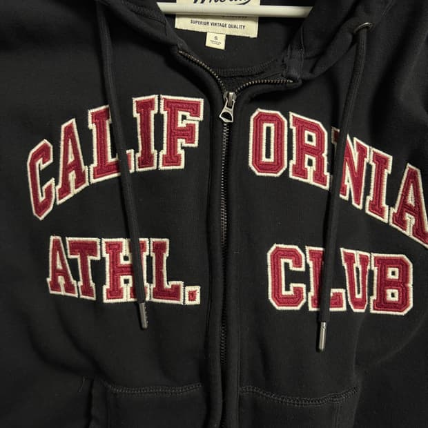 후아유 후드집업 블랙 S