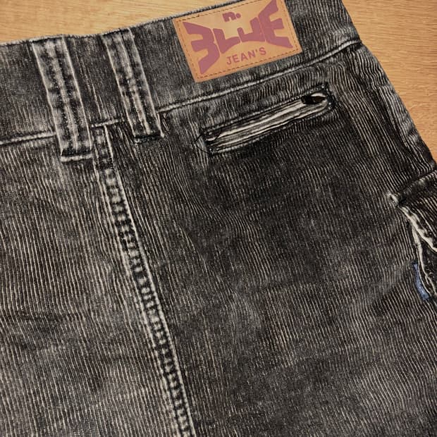 bit blue 빈티지 골덴 카고 미니스커트