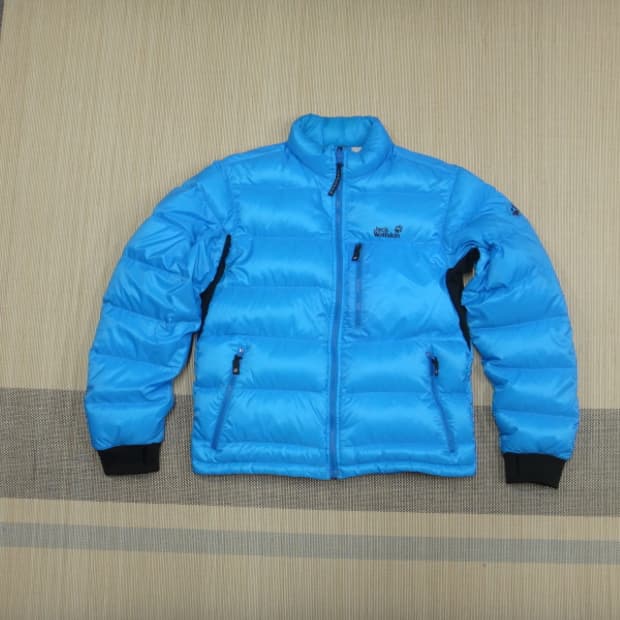 (XL) 잭울프스킨 남성용 다운 패딩 점퍼