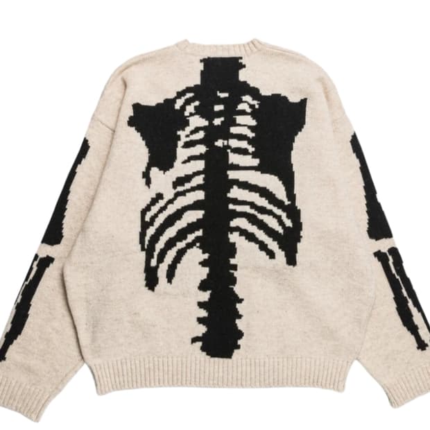 캐피탈 5G 울 본 크루넥 스웨터 키나리