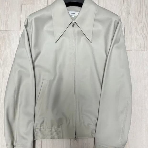 44) 오엑스스튜디오 빅카라 울 블루종 [민트 그레이]