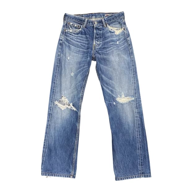 Levi’s 501 데미지 중청 팬츠