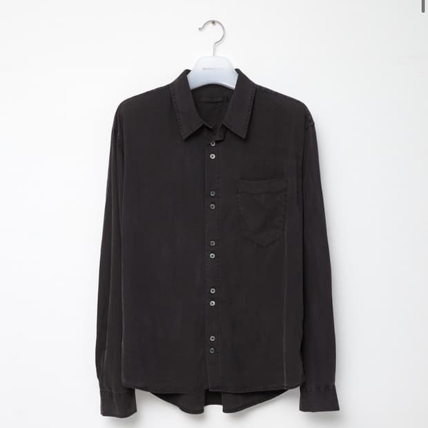 해칭룸 Rana Shirt Over Dyed Charcoal