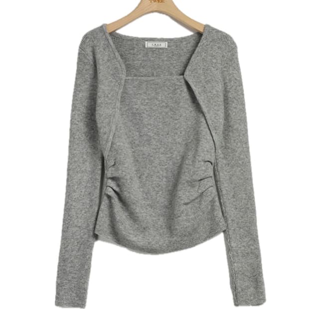 트위 케티아 셔링 볼레로 니트