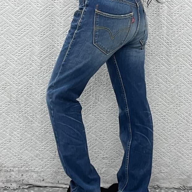 리바이스 504 빈티지 00's 워싱 데님 청바지 30인치 C09442