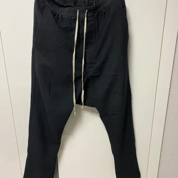 릭오웬스 드로우 스트링 롱팬츠 46