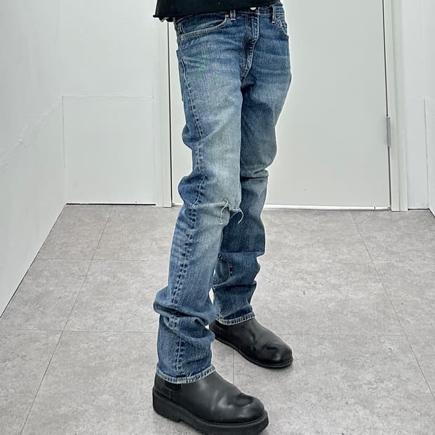 LEVI’S vintage 511 distressed denim 