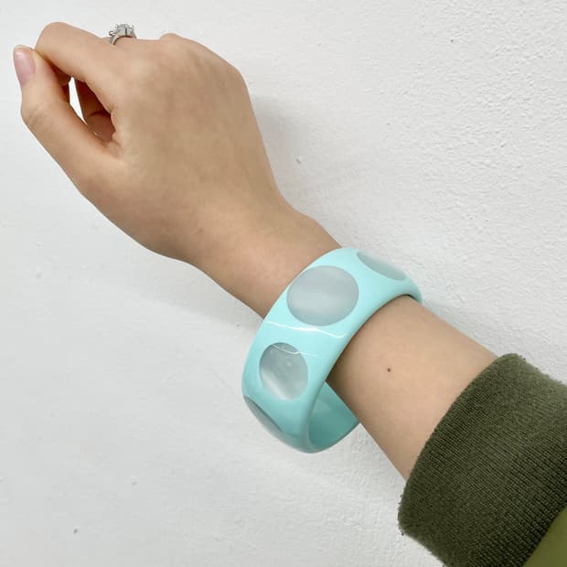 민트코어 키치 도트 뱅글