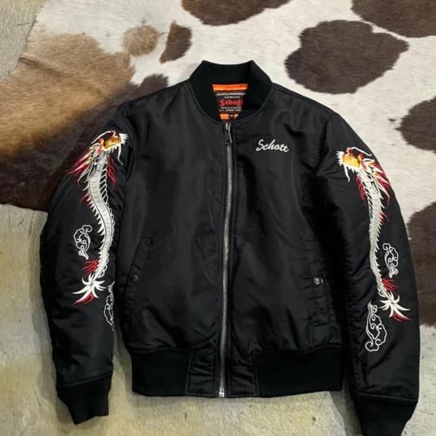 앤더슨벨 schott 항공점퍼