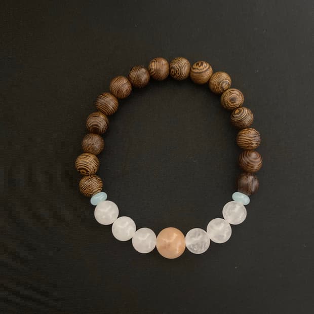 원석 & 우드 팔찌