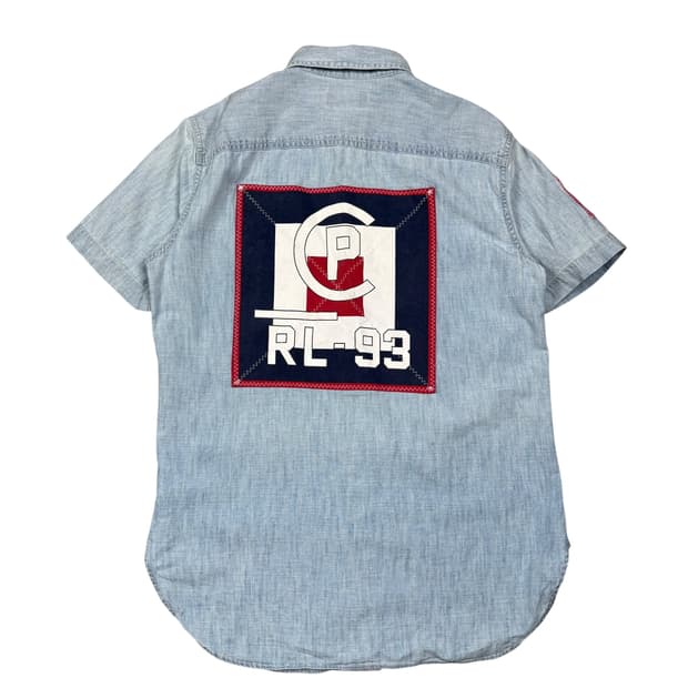 폴로 랄프로렌 RL-93 샴브레이 반팔 셔츠