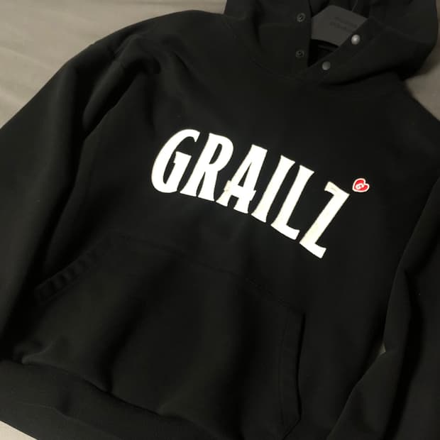 1) 그레일즈 시그니처 후드티 (블랙)