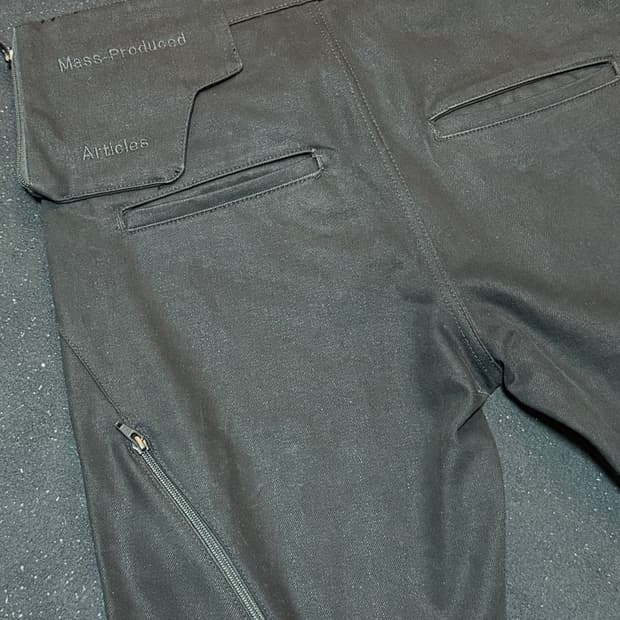 MPa Wallet raw denim pants