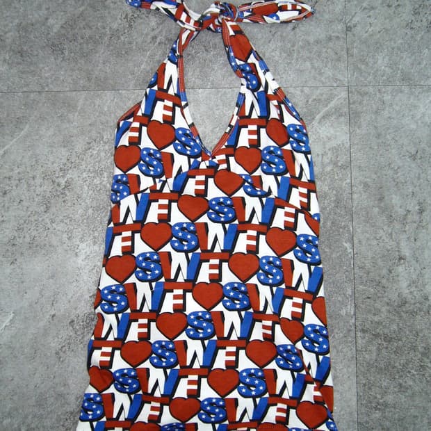 RNA SWEAT Red Blue Tank Top