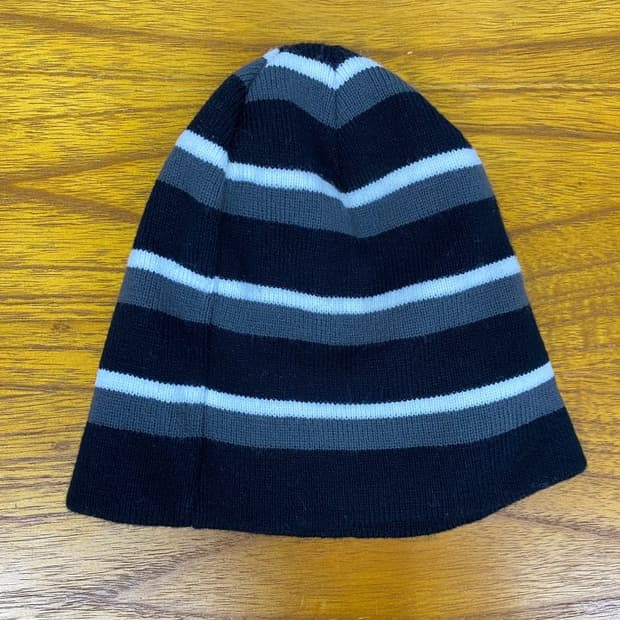 빈티지 스트라이프 비니