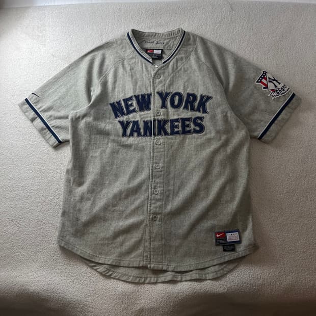 105 나이키 MLB 뉴욕 양키즈 데릭 지터 울 블렌드 저지 #14
