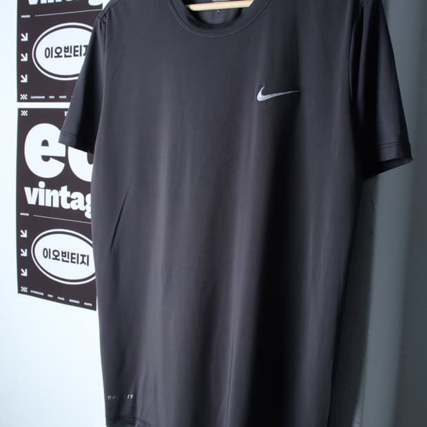 (XL-2XL) 나이키 반팔 티셔츠 기능성 그레이 런닝 러닝-H33634