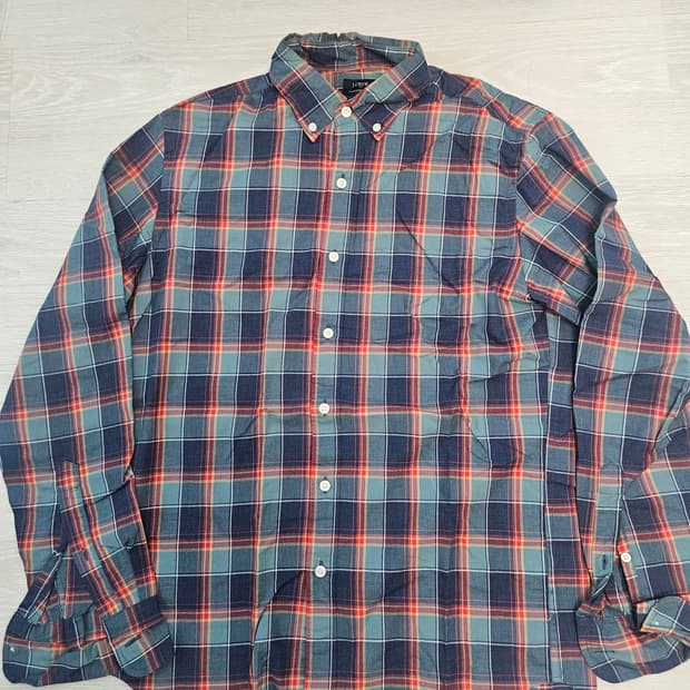 제이크루 J.CREW 체크 셔츠 S 95~100