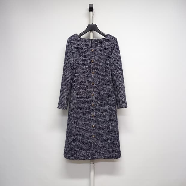 새 ORR 오르 추동 트위드 롱 원피스 44.33