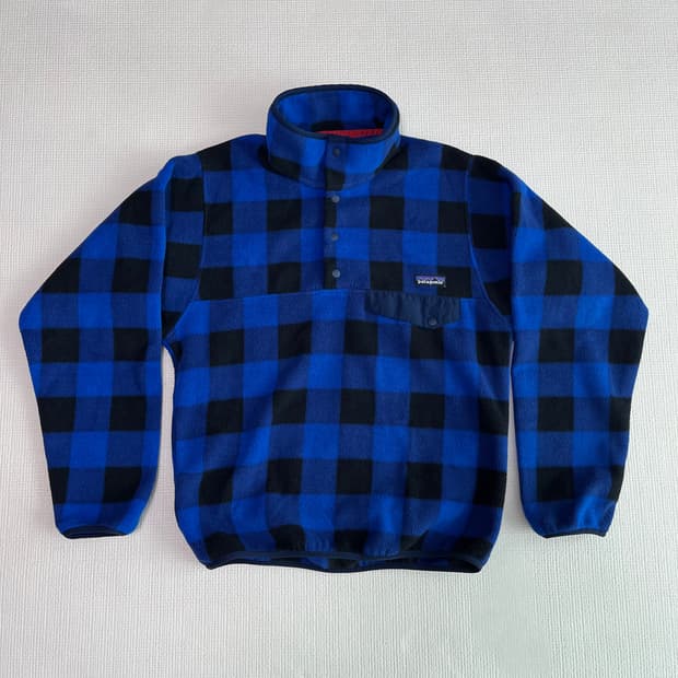 파타고니아 신칠라 버팔로 체크 블루